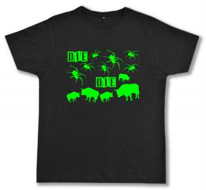 Fairtrade T-Shirt: Die Spinnen Die Bullen (grün)