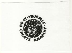 Aufnäher: do it yourself - create anarchy
