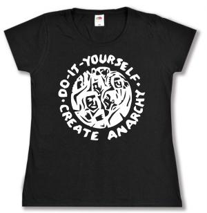 tailliertes T-Shirt: do it yourself - create anarchy