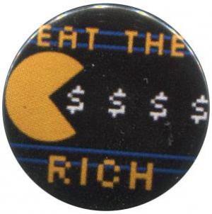 25mm Button: eat the rich