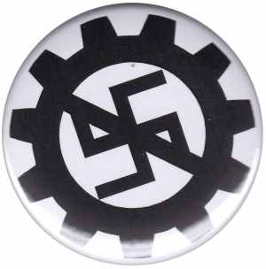 25mm Button: EBM gegen Nazis