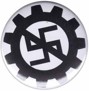 37mm Button: EBM gegen Nazis