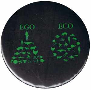 25mm Button: Ego - Eco