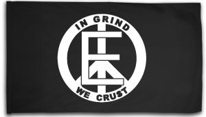 Fahne / Flagge (ca. 150x100cm): Equality - In Grind We Crust