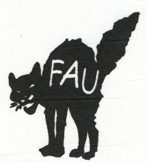 Aufnäher: FAU - Katze
