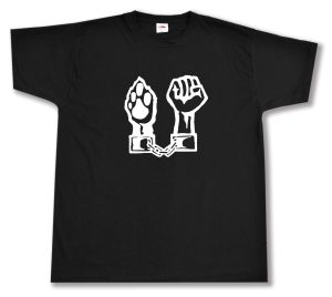 T-Shirt: Faust und Pfote