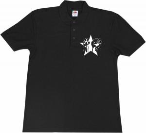 Polo-Shirt: Faust und Pfote - Stern