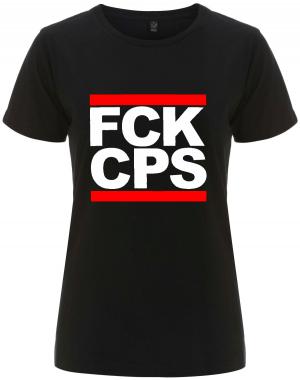 tailliertes Fairtrade T-Shirt: FCK CPS
