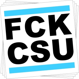 Aufkleber-Paket: FCK CSU