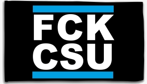 Fahne / Flagge (ca. 150x100cm): FCK CSU