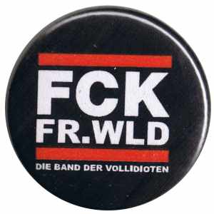 37mm Magnet-Button: FCK FR.WLD