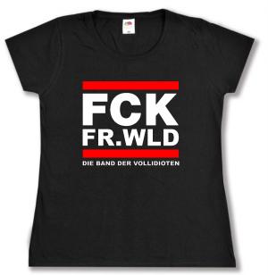 tailliertes T-Shirt: FCK FR.WLD