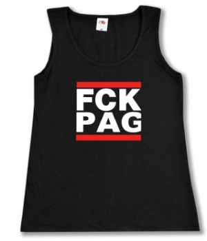 tailliertes Tanktop: FCK PAG