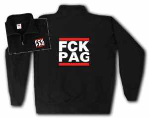 Sweat-Jacket: FCK PAG
