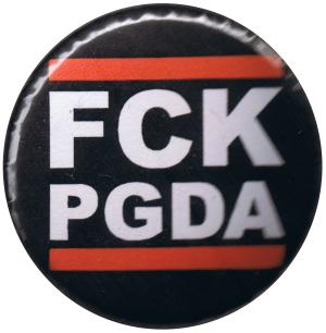 37mm Button: FCK PGDA