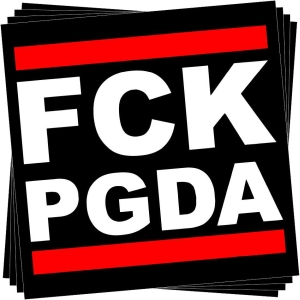 Aufkleber-Paket: FCK PGDA