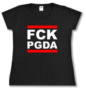 tailliertes T-Shirt: FCK PGDA