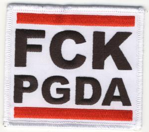 Aufnäher: FCK PGDA