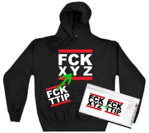 Kapuzen-Pullover: FCK XYZ
