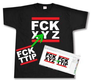 T-Shirt: FCK XYZ