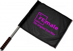 Fahne / Flagge (ca. 40x35cm): Female