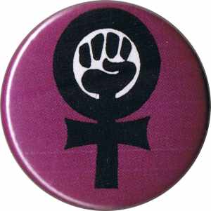 50mm Magnet-Button: Feminist