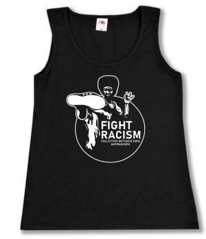 tailliertes Tanktop: Fight Racism - Collectivo Sottocultura Antifascista