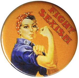 50mm Magnet-Button: Fight sexism