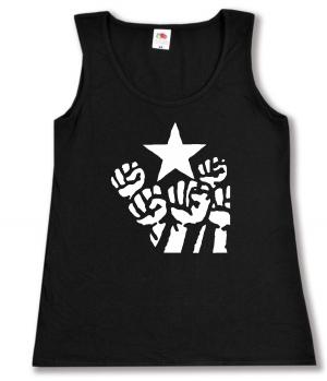 tailliertes Tanktop: Fist and Star