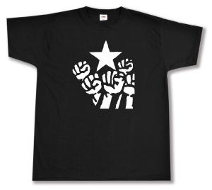T-Shirt: Fist and Star