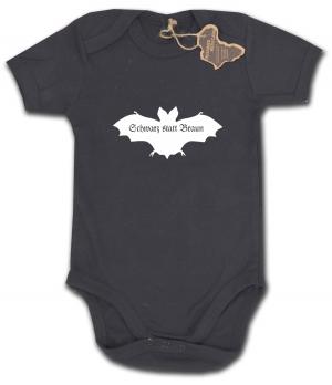 Babybody: Fledermaus - schwarz statt braun