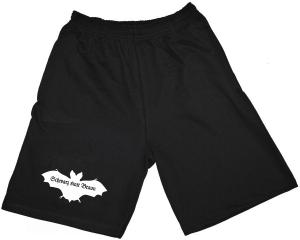 Shorts: Fledermaus - schwarz statt braun