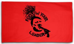 Fahne / Flagge (ca. 150x100cm): Follow your leader