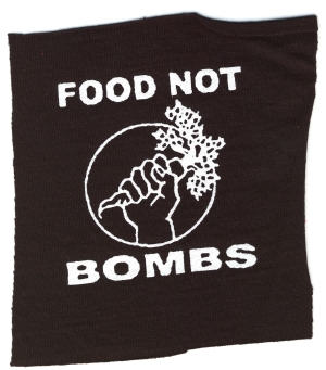Aufnäher: Food Not Bombs