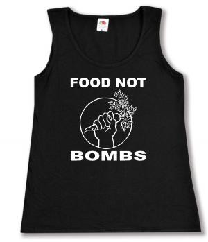 tailliertes Tanktop: Food Not Bombs
