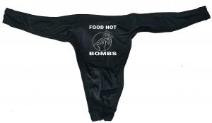 Herren Stringtanga: Food Not Bombs