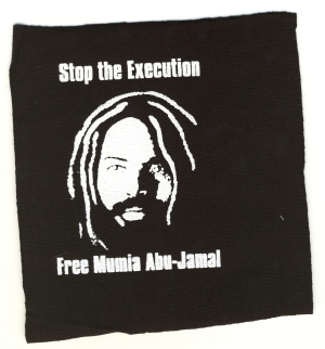 Aufnäher: Free Mumia - Stop the Execution