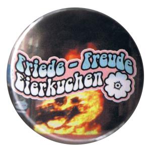 37mm Button: Friede - Freude - Eierkuchen