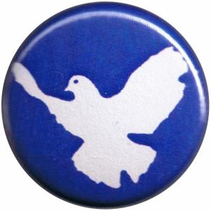25mm Magnet-Button: Friedenstaube