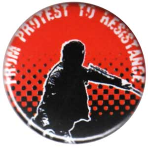 25mm Button: From protest to resistance