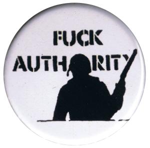 37mm Button: Fuck authority