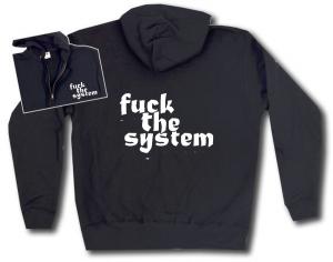 Kapuzen-Jacke: Fuck the System