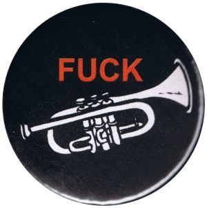 25mm Magnet-Button: Fuck Trompete