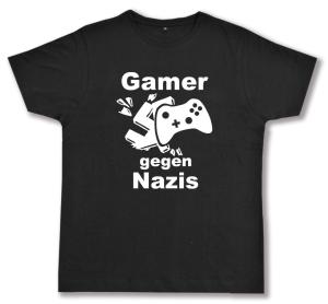 Fairtrade T-Shirt: Gamer gegen Nazis