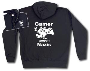 Kapuzen-Jacke: Gamer gegen Nazis