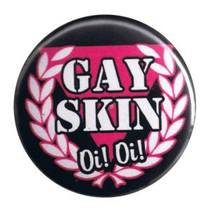 37mm Button: gay skin Oi Oi