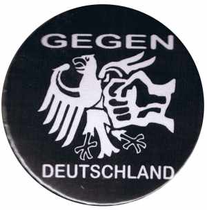 37mm Magnet-Button: Gegen Deutschland
