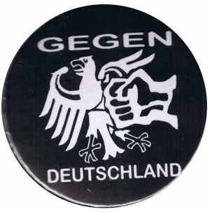 50mm Magnet-Button: Gegen Deutschland