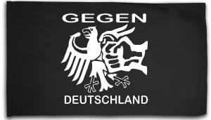 Fahne / Flagge (ca. 150x100cm): Gegen Deutschland