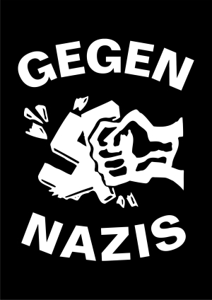 Poster / Poster (DIN A2): Gegen Nazis